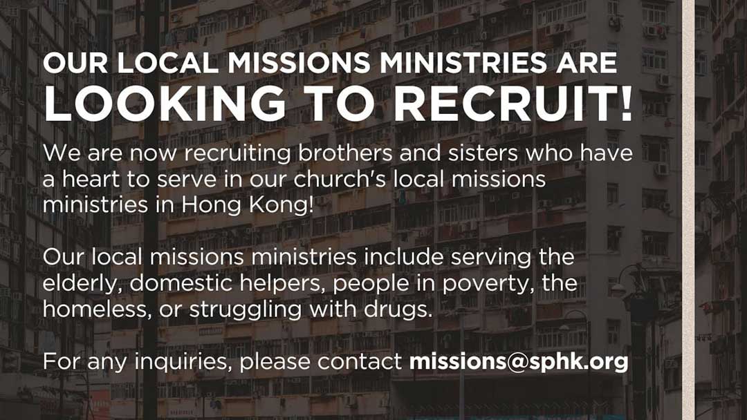 Local Missions recruitment