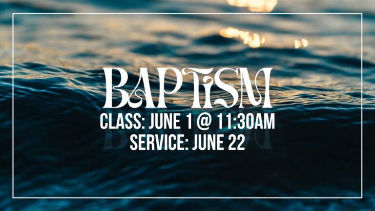 Baptism Service