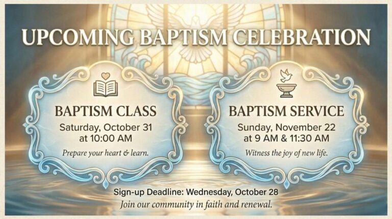 Baptism Service